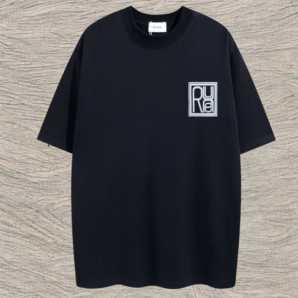 Rhude Men's Black Short Sleeve